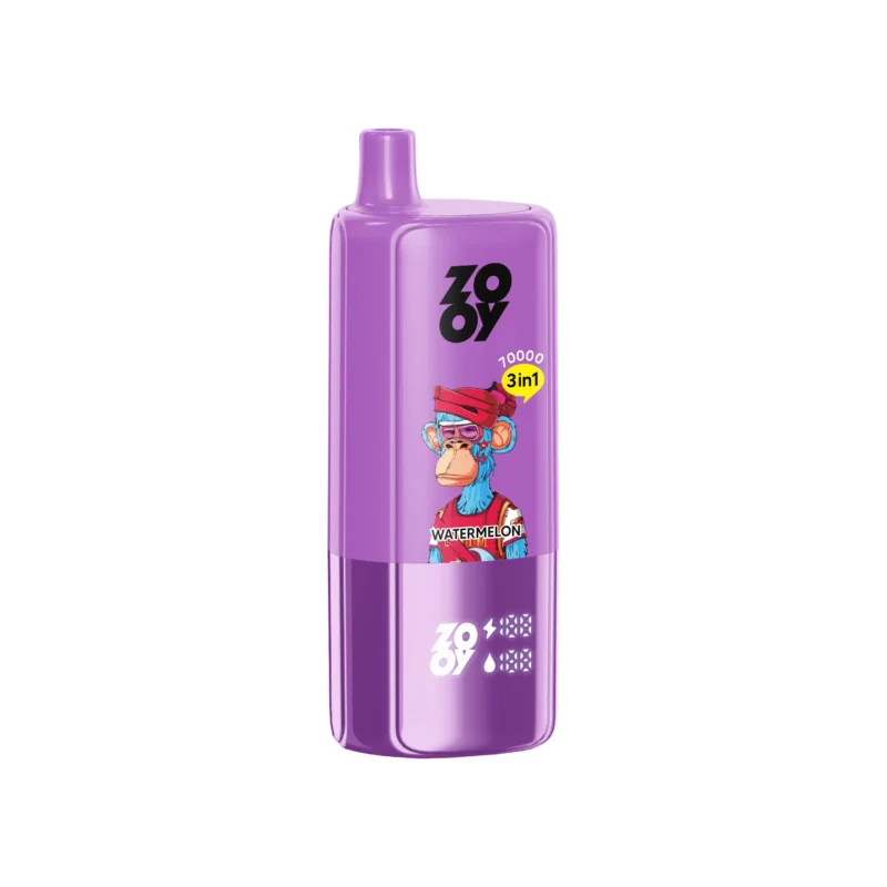 Vapemaison Zooy Triple Puffs 3 In 1 Flavors Strawberry Kiwi Watermelon Ice Red Bull