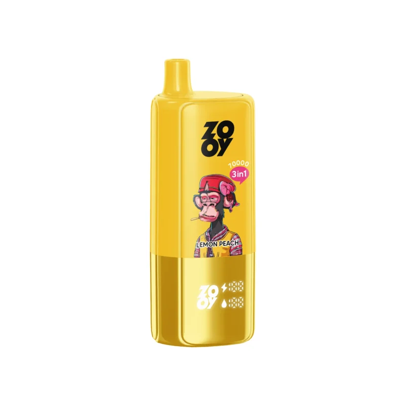 Vapemaison Zooy Triple Puffs 3 In 1 Flavors Melon Strawberry Watermelon Lemon Peach