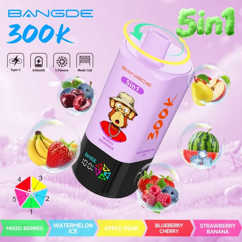 Bangde Puffs Vape 5in1 Flavor view