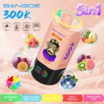 Bangde Puffs Vape 5in1 Flavor Blueberry Ice Kiwi Passion Fruit Guava Triple Melon Peach Pineapple Passionate Kiss