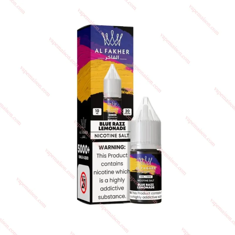Vapemaison Al Fakher Blue Razz Lemonade 10ml Nic Salt E Liquid