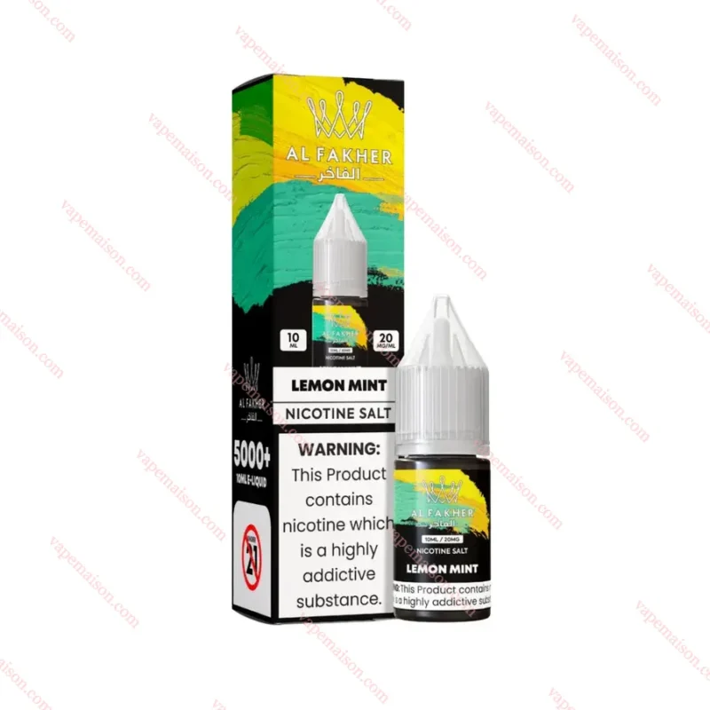 Vapemaison Al Fakher Lemon Mint 10ml Nic Salt E Liquid