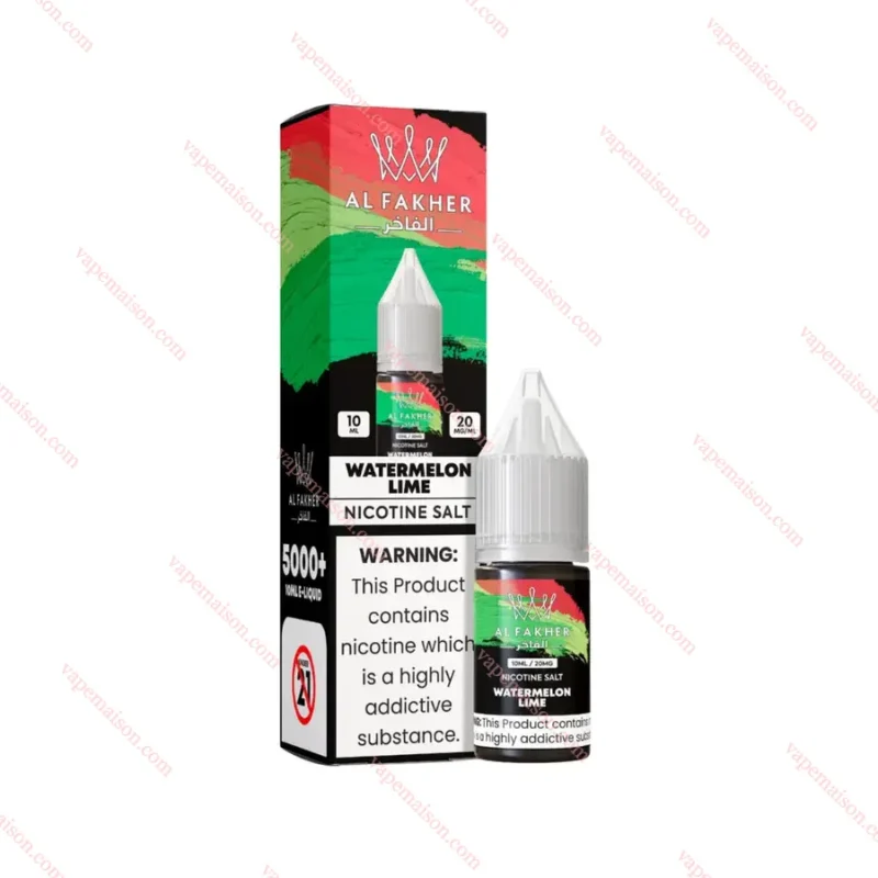 Vapemaison Al Fakher Watermelon Lime 10ml Nic Salt E Liquid