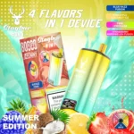 Vapemaison Stag Bar 4in1 80k Puffs Blue Razz Fusion Pineapple Coconut Ice Pink Lemonade Strawberry Watermelon