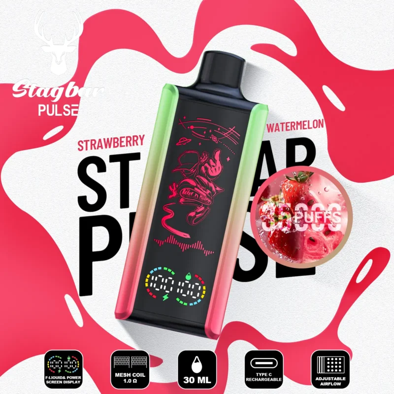 vapemaison-stag-bar-pulse-35k-erdbeere-wassermelone