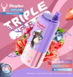 Vapemaison Stag Bar Triple Pro Puffs Strawberry Grape Raspberry Watermelon Blueberry Ice 654x690