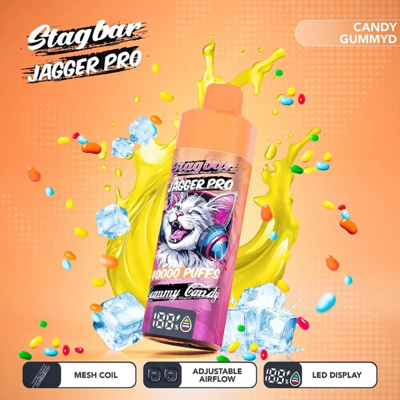 Vapemaison Stagbar Jagger Pro 40k Puffs Gummy Candy