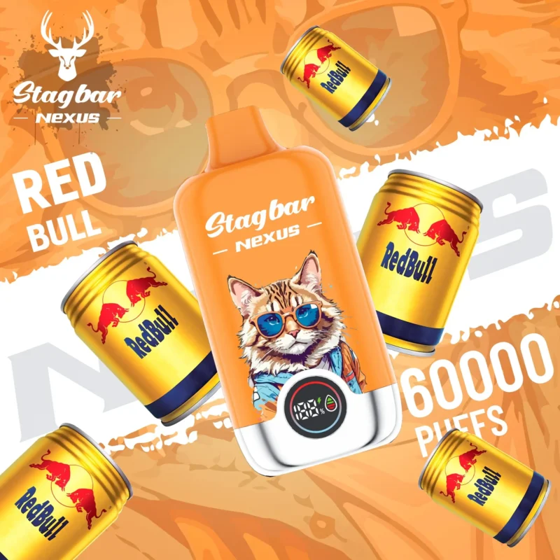 Vapemaison Stagbar Nexus 60k Puffs Red Bull