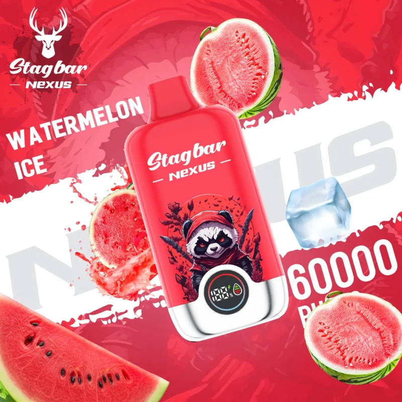 Vapemaison Stagbar Nexus 60k Puffs Watermelon Ice