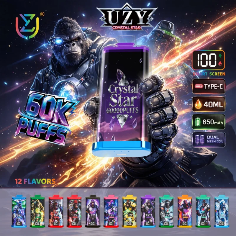 Vapemaison Uzy Crystal Star Puffs Disposable Vape 15 Scaled