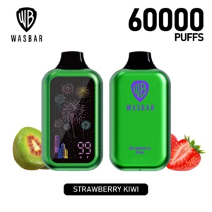 wasbar-60000-puffs-vape jetable-goût-fraise-kiwi