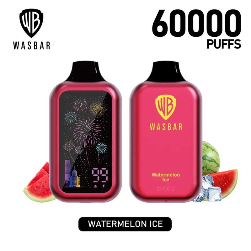Wasbar Puffs Disposable Vape Flavor Watermelon Ice
