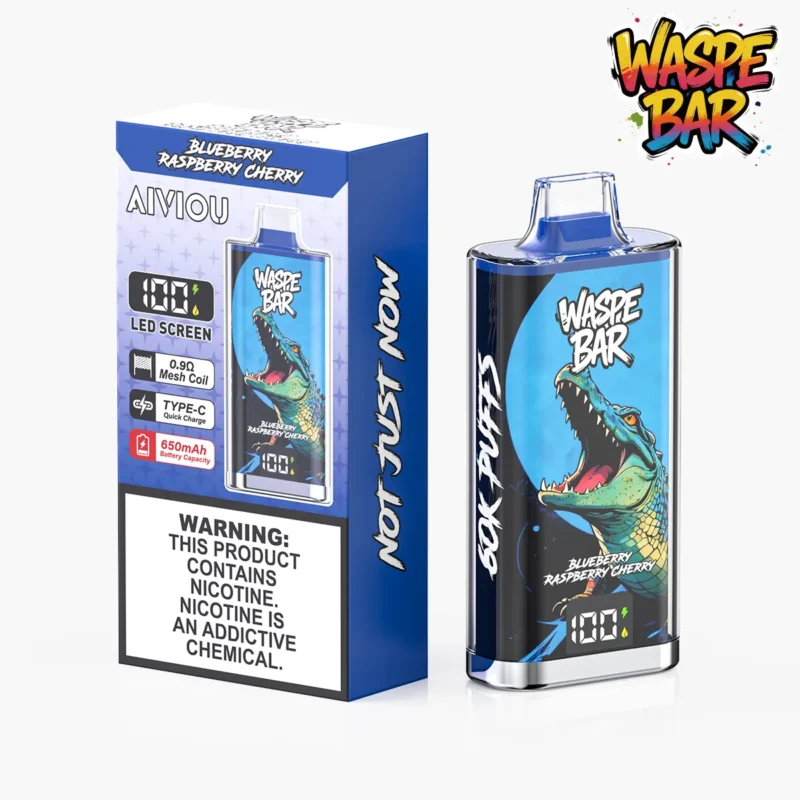 waspe-bar-60000-puffs-new-vape-flavor-blueberry-raspberry-cherry