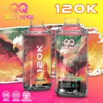 Qq Bang 120k Disposable Vape LED Display Flavor Cherry Watermelon Freeze