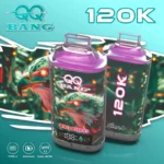 Qq Bang 120k Disposable Vape LED Display Flavor Mixed Berries