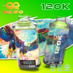 Qq Bang 120k Disposable Vape LED Display Flavor Strawberry Kiwi