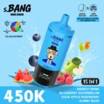 Vapemaison Bang Leader 450k Puffs 15in1 Vape Flavor Energy Drink Blueberry Watermelon Sour Apple Raspberry Gummy Bear