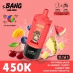 Vapemaison Bang Leader 450k Puffs 15in1 Vape Flavor Watermelon Ice Blueberry Cherry Summer Time Sour Mango Pineapple