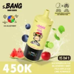 Vapemaison Bang Leader 450k Puffs 15in1 Vape Flavor Watermelon Ice Blueberry Mint Fuji Apple Lime Romance