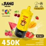 Vapemaison Bang Leader 450k Puffs 15in1 Vape Flavor Watermelon Ice Cranberry Strawberry Mango