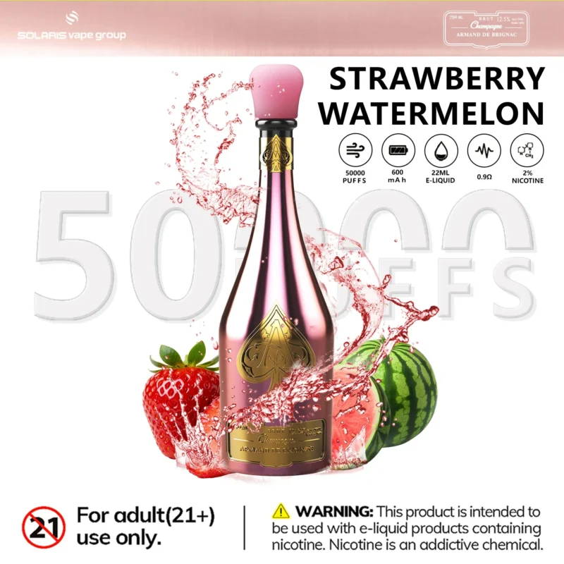 Champagne Vape 50K Armand de Brignac Strawberry Watermelon Flavor - VapeMaison