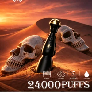 HUMO AZUL Edição Dark Night, 24 000 tragadas, vaporizador