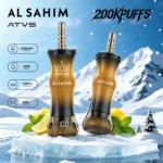 ATVS AL SAHIM 200K Lemon Mint Flavor - Disposable Vape VapeMaison