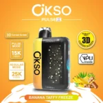 OKSO Pulse X 25000 Puffs Banana Taffy Freeze Flavor Disposable Vape - VapeMaison