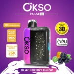 OKSO Pulse X 25000 Puffs Blackberry B Pop Flavor Disposable Vape - VapeMaison