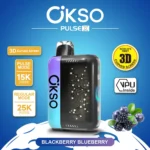 OKSO Pulse X 25000 Puffs Blackberry Blueberry Flavor Disposable Vape - VapeMaison