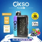 OKSO Pulse X 25000 Puffs Blue Razz Ice Flavor Disposable Vape - VapeMaison