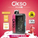 OKSO Pulse X 25000 Puffs Cherry Soda Flavor Disposable Vape - VapeMaison