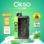 OKSO Pulse X 25000 Puffs Cool Mint Flavor Disposable Vape - VapeMaison