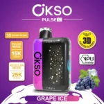 OKSO Pulse X 25000 Puffs Grape Ice Flavor Disposable Vape - VapeMaison