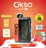 OKSO Pulse X 25000 Puffs Lush Ice Flavor Disposable Vape - VapeMaison