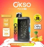 OKSO Pulse X 25000 Puffs Sour Mango Pineapple Flavor Disposable Vape - VapeMaison