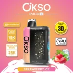 OKSO Pulse X 25000 Puffs Strawberry Ice Flavor Disposable Vape - VapeMaison