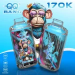 Qq Bang 170000 170K Puffs Vape Flavor Blue Razz Ice Flavor Disposable Vape - VapeMaison