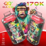 Qq Bang 170000 170K Puffs Vape Flavor Cherry Peach Lemonade Flavor Disposable Vape - VapeMaison