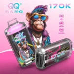 Qq Bang 170000 170K Puffs Vape Flavor Peach Ice Flavor Disposable Vape - VapeMaison