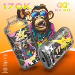Qq Bang 170000 170K Puffs Vape Flavor Peach Mango Pineapple Flavor Disposable Vape - VapeMaison