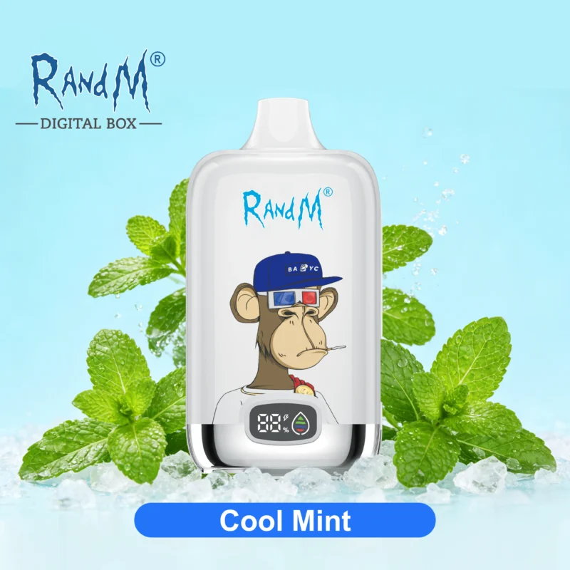 Sigaretta elettronica usa e getta R&M Tornado da 12.000 boccate al gusto di menta fresca - VapeMaison