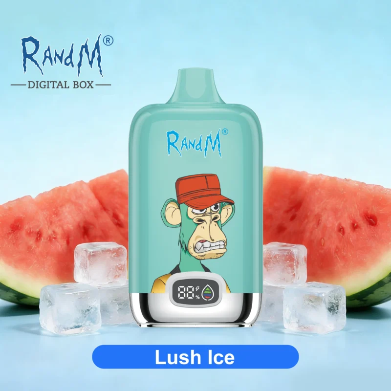 Sigaretta elettronica usa e getta R&M Tornado da 12.000 boccate al gusto Lush Ice - VapeMaison