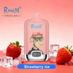 Sigaretta elettronica usa e getta R&M Tornado da 12.000 boccate al gusto di fragola ghiacciata - VapeMaison