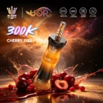 Uor Al Bang 300K Puffs Shisha Vape Flavor Cherry Fizz Flavor Disposable Vape - VapeMaison