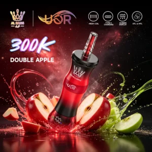 Uor Al Bang 300K Puffs Shisha Vape Flavor Double Apple Flavor Disposable Vape - VapeMaison