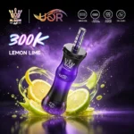 Uor Al Bang 300K Puffs Shisha Vape Flavor Lemon Lime Flavor Disposable Vape - VapeMaison