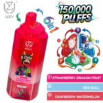 UZY 6-in-1 150K Puffs Strawberry Dragon Fruit Red Bull Raspberry Watermelon Flavor - VapeMaison