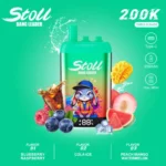 Bang Leader Stoll 200K Puffs Blueberry Raspberry & Cola Ice & Peach Mango Watermelon Disposable Vape - VapeMaison