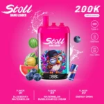 Bang Leader Stoll 200K Puffs Blueberry Watermelon & Watermelon Bubblegum Ice Cream & Energy Drink Disposable Vape - VapeMaison